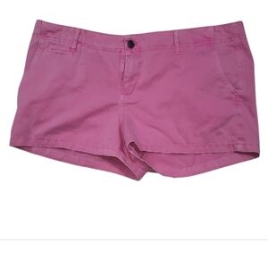 Target merona barbie pink cotton summer shorts plus size 16